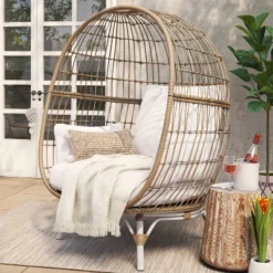 Front Page 21 Southport Patio Egg Chair - Opalhouse