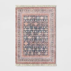 Alexandra Floral Printed Border Persian Rug Blush - Opalhouse™ -Opalhouse™ Designed With Jungalow™ GUEST 13831d26 e9c0 4d66 95de 449574be25e7