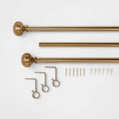 Front Page 35 Stamped Metal Knob Curtain Rod - Opalhouse