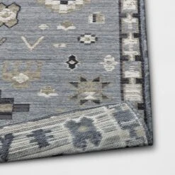 7'x10' Tapestry Rectangular Woven Outdoor Area Rug Gray - Opalhouse™ -Opalhouse™ Designed With Jungalow™ GUEST 3d63a080 35c1 4b18 87d0 49bd82241939