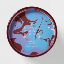 28oz Glass Sandalwood Rose Candle Burgundy - Opalhouse™ 5 28oz Glass Sandalwood Rose Candle Burgundy - Opalhouse™ -Opalhouse™ Designed With Jungalow™ GUEST 44dfd8e3 508e 4243 a6bb 4bb1c2bed4a3