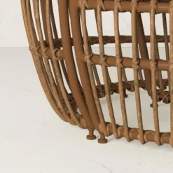 Topanga Club Chair With Ottoman - Blue/Brown - Opalhouse™ Designed With Jungalow™ -Opalhouse™ Designed With Jungalow™ GUEST 4aac9b48 90ae 4fc2 b7c3 86aeae4af47c