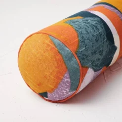 Oversized Bolster Jungalow Geo Print Decorative Throw Pillow - Opalhouse™ Designed With Jungalow™ -Opalhouse™ Designed With Jungalow™ GUEST 5aa9be7d 8eb7 4ad5 8c89 d5effbd06856