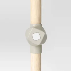 7.5'x7.5' Decorative Trim Scalloped Outdoor Market Umbrella Blue - Opalhouse™ Designed With Jungalow™ -Opalhouse™ Designed With Jungalow™ GUEST 5e2481f7 3c2c 4690 b3cb fab28cd5ef30