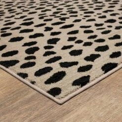 Front Page 39 Daffodil Leopard Print Woven Rug - Threshold™