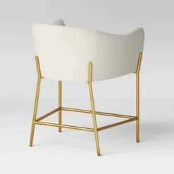 Gladden Barrel Counter Height Stool Cream Boucle/Brass - Opalhouse™ Designed With Jungalow™ -Opalhouse™ Designed With Jungalow™ GUEST 8908b10e 6619 4cc9 8d47 52bf3116fe16