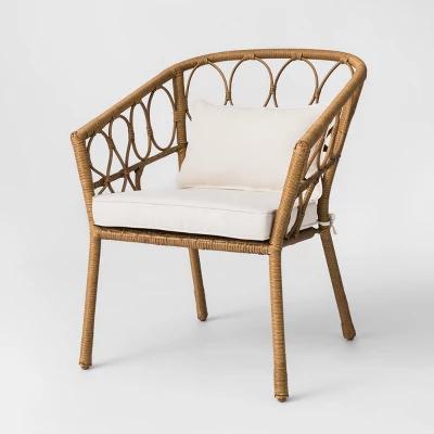 Britanna 3pc Patio Bistro Set Natural/Linen - Opalhouse™ 2 Britanna 3pc Patio Bistro Set Natural/Linen - Opalhouse™ - Image 2