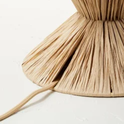 Faux Raffia Table Lamp Brown (Includes LED Light Bulb) - Opalhouse™ Designed With Jungalow™ -Opalhouse™ Designed With Jungalow™ GUEST b49749e7 ae6e 4925 931c 3149c35fba4d