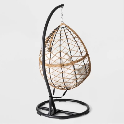 Britanna Patio Hanging Egg Chair - Natural - Opalhouse™ 3 Britanna Patio Hanging Egg Chair - Natural - Opalhouse™ - Image 3