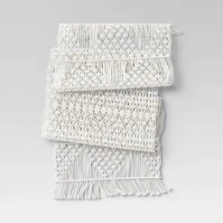 Cotton Macrame Runner White - Opalhouse™ -Opalhouse™ Designed With Jungalow™ GUEST c5fab824 fe39 4973 9dab 7f6bd6fcfb15