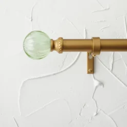 Faux Jade Ball Curtain Rod Brass - Opalhouse™ Designed With Jungalow™ -Opalhouse™ Designed With Jungalow™ GUEST d7507ef0 fa5a 4b13 920f 0c72746f2e61