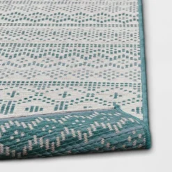5' X 7' Tapestry Woven Outdoor Rug Aqua - Opalhouse™ 5 5' X 7' Tapestry Woven Outdoor Rug Aqua - Opalhouse™ -Opalhouse™ Designed With Jungalow™ GUEST d89b2b6c 34c5 4db7 b760 30af76ec6a4a
