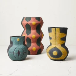 Medium Geo Pattern Vase Yellow - Opalhouse™ Designed With Jungalow™ 5 Medium Geo Pattern Vase Yellow - Opalhouse™ Designed With Jungalow™ -Opalhouse™ Designed With Jungalow™ GUEST ffdfb76e 4af7 4a2f bf54 eb82c22ddd07 1